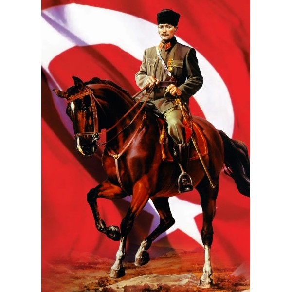 3D ATATÜRK POSTER KİŞİYE ÖZEL BASKI 101