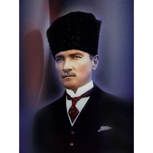 3D ATATÜRK POSTER KİŞİYE ÖZEL BASKI 103