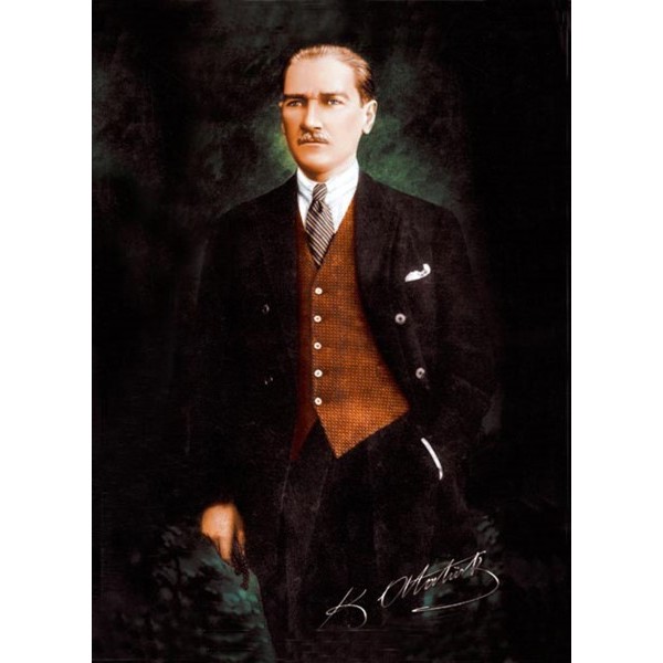 3D ATATÜRK POSTER KİŞİYE ÖZEL BASKI 127