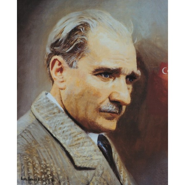 3D ATATÜRK POSTER KİŞİYE ÖZEL BASKI 129