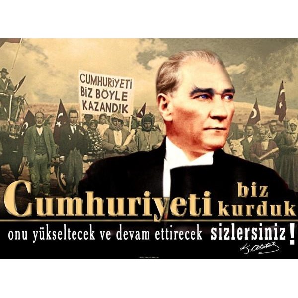 3D ATATÜRK POSTER KİŞİYE ÖZEL BASKI 146