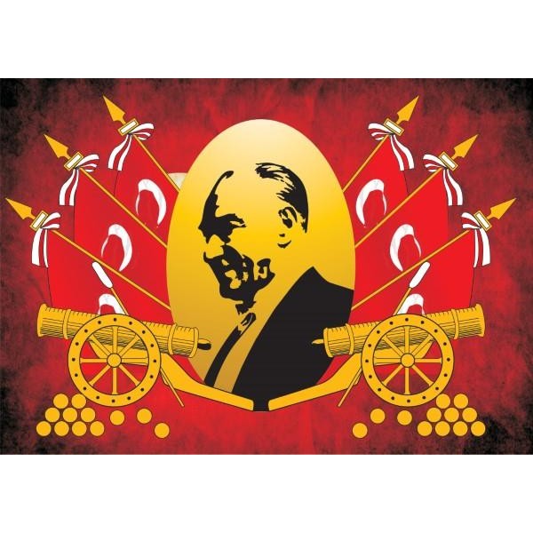 3D ATATÜRK POSTER KİŞİYE ÖZEL BASKI 147