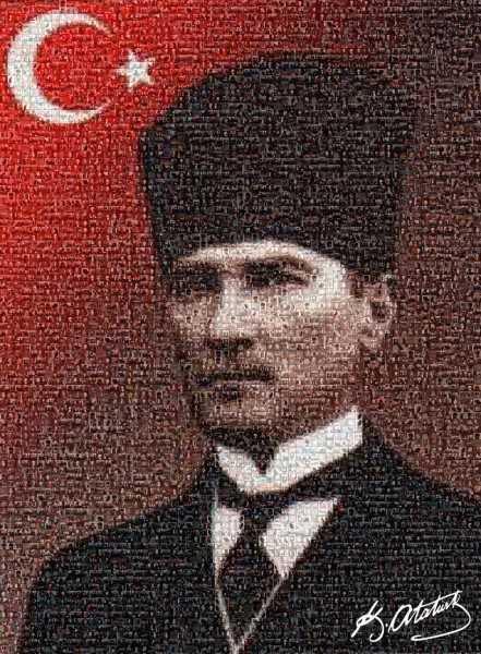 3D ATATÜRK POSTER KİŞİYE ÖZEL BASKI 148