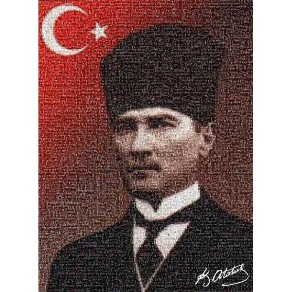 3D ATATÜRK POSTER KİŞİYE ÖZEL BASKI 148