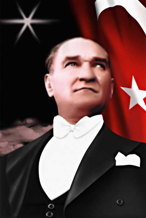 3D ATATÜRK POSTER KİŞİYE ÖZEL BASKI 81