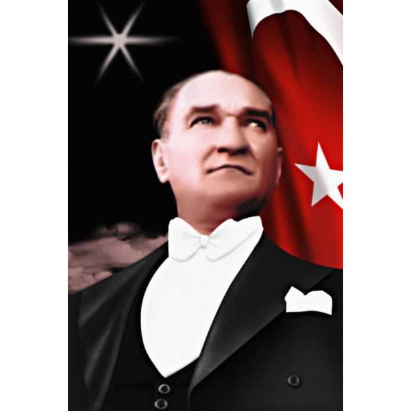 3D ATATÜRK POSTER KİŞİYE ÖZEL BASKI 81