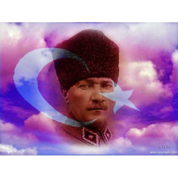 3D ATATÜRK POSTER KİŞİYE ÖZEL BASKI 85