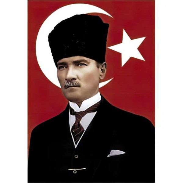 3D ATATÜRK POSTER KİŞİYE ÖZEL BASKI 86