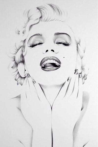 3D MARILYN MONROE POSTER KİŞİYE ÖZEL BASKI 18