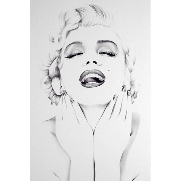 3D MARILYN MONROE POSTER KİŞİYE ÖZEL BASKI 18